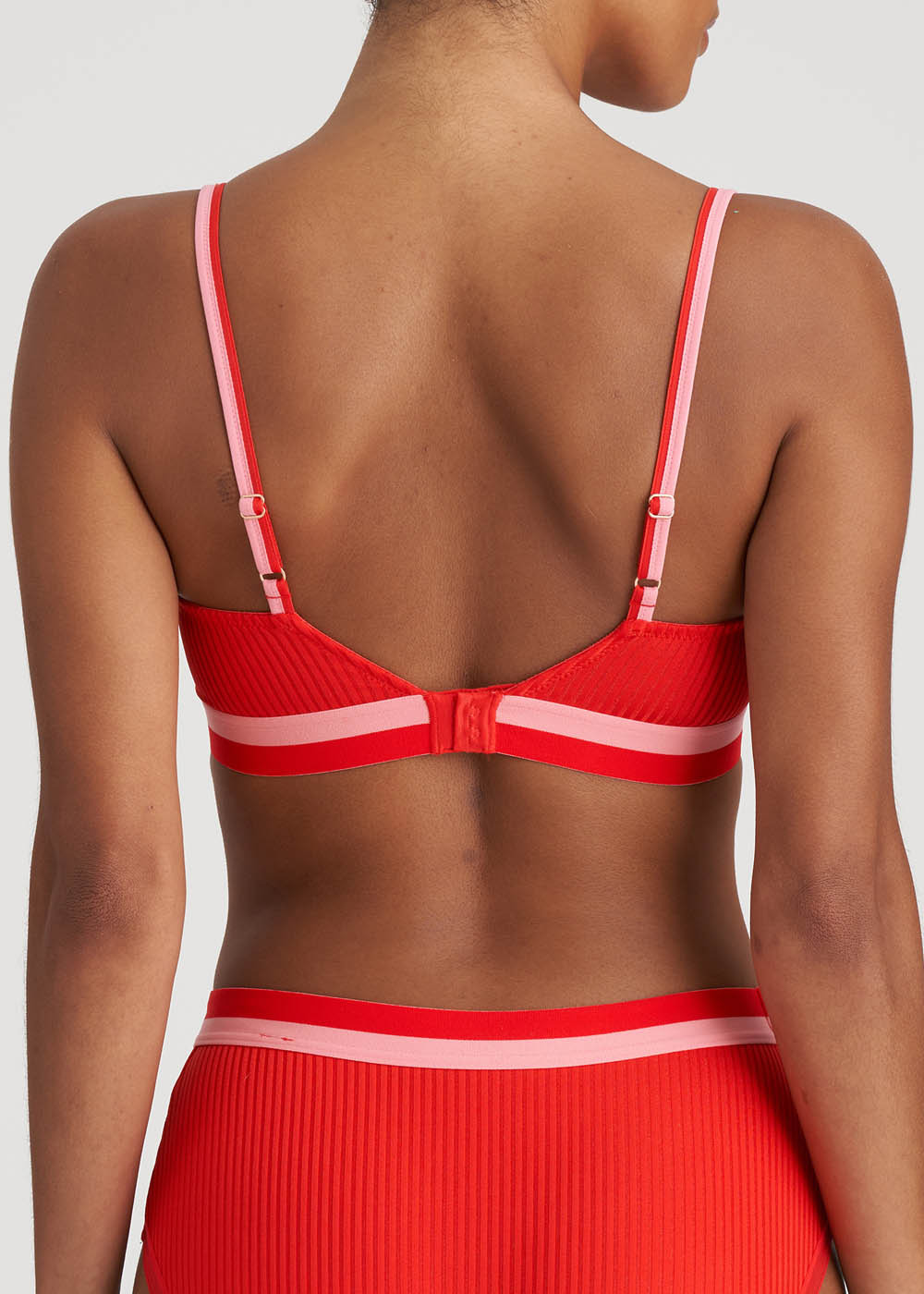 Soutien-Gorge Rembourr Forme Coeur  Armatures Marie-Jo Rouge