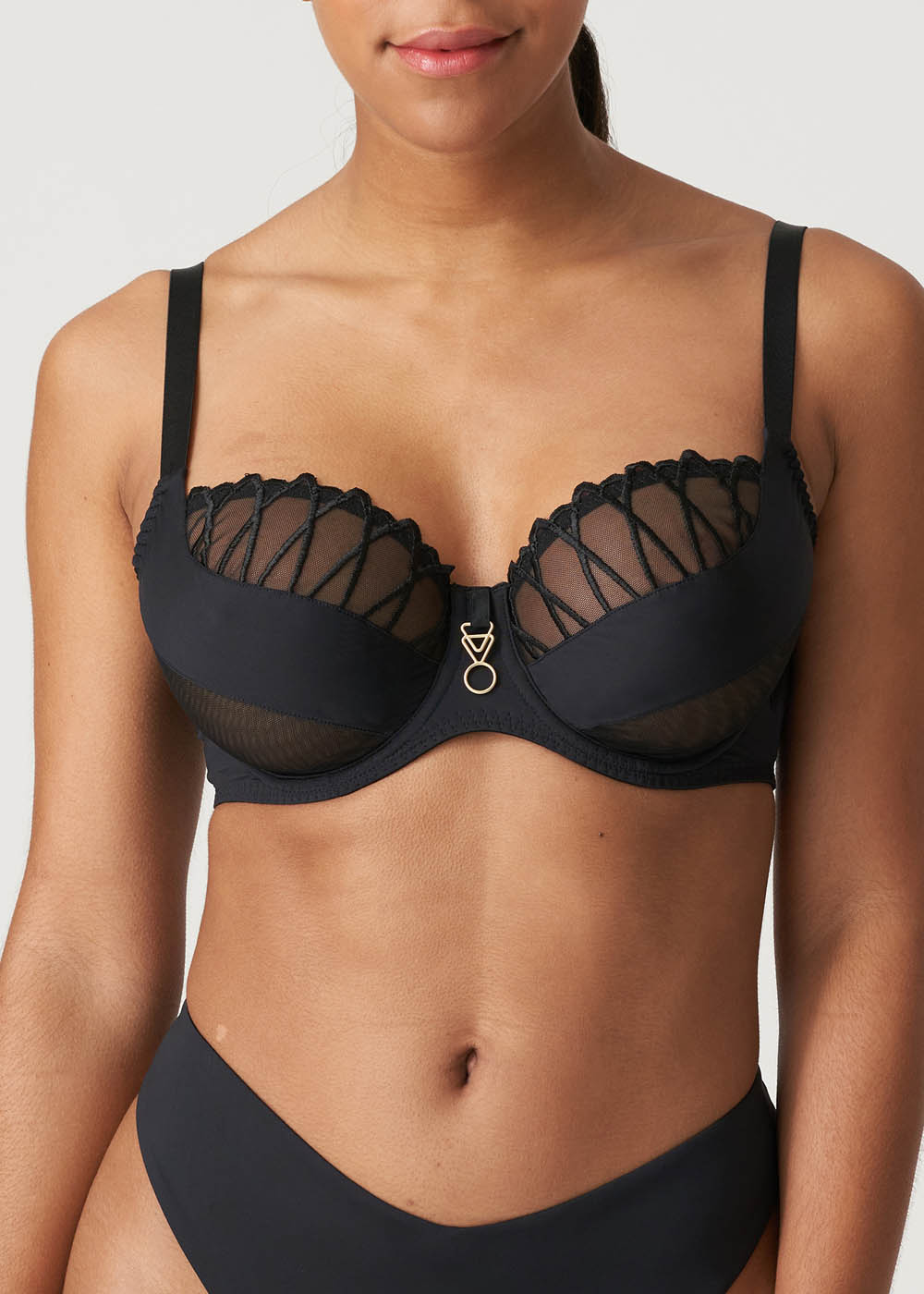 Soutien-gorge Coupe Tulipe  Armatures Prima Donna Noir