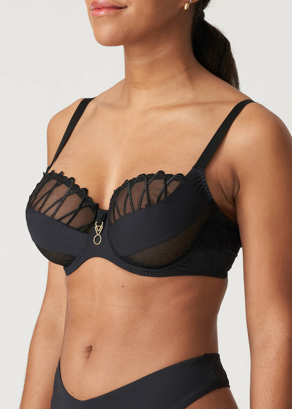 Soutien-gorge Coupe Tulipe  Armatures Prima Donna Noir