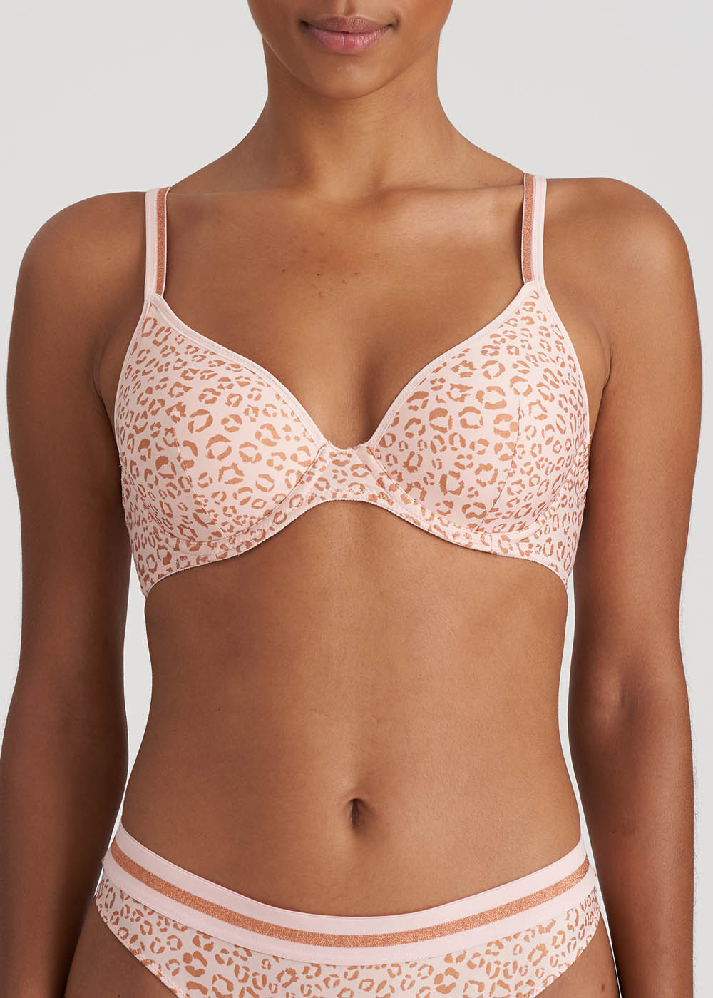 Soutien-Gorge Balconnet Triangle Rembourr Marie-Jo Pearly Pink