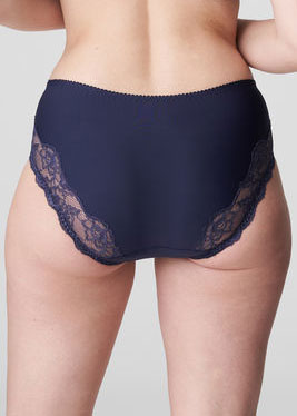 Slip Taille Haute Prima Donna Bleu Bijou