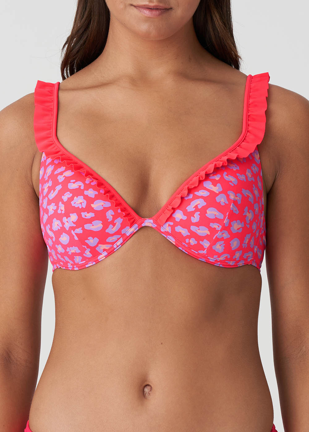 Haut de maillot de bain triangle push-up Maillots de bain Marie Jo Swim Deep Sea Coral