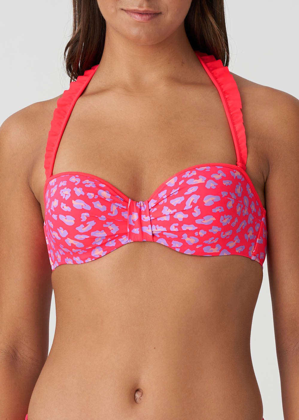 Haut de maillot de bain bandeau rembourr Maillots de bain Marie Jo Swim Deep Sea Coral