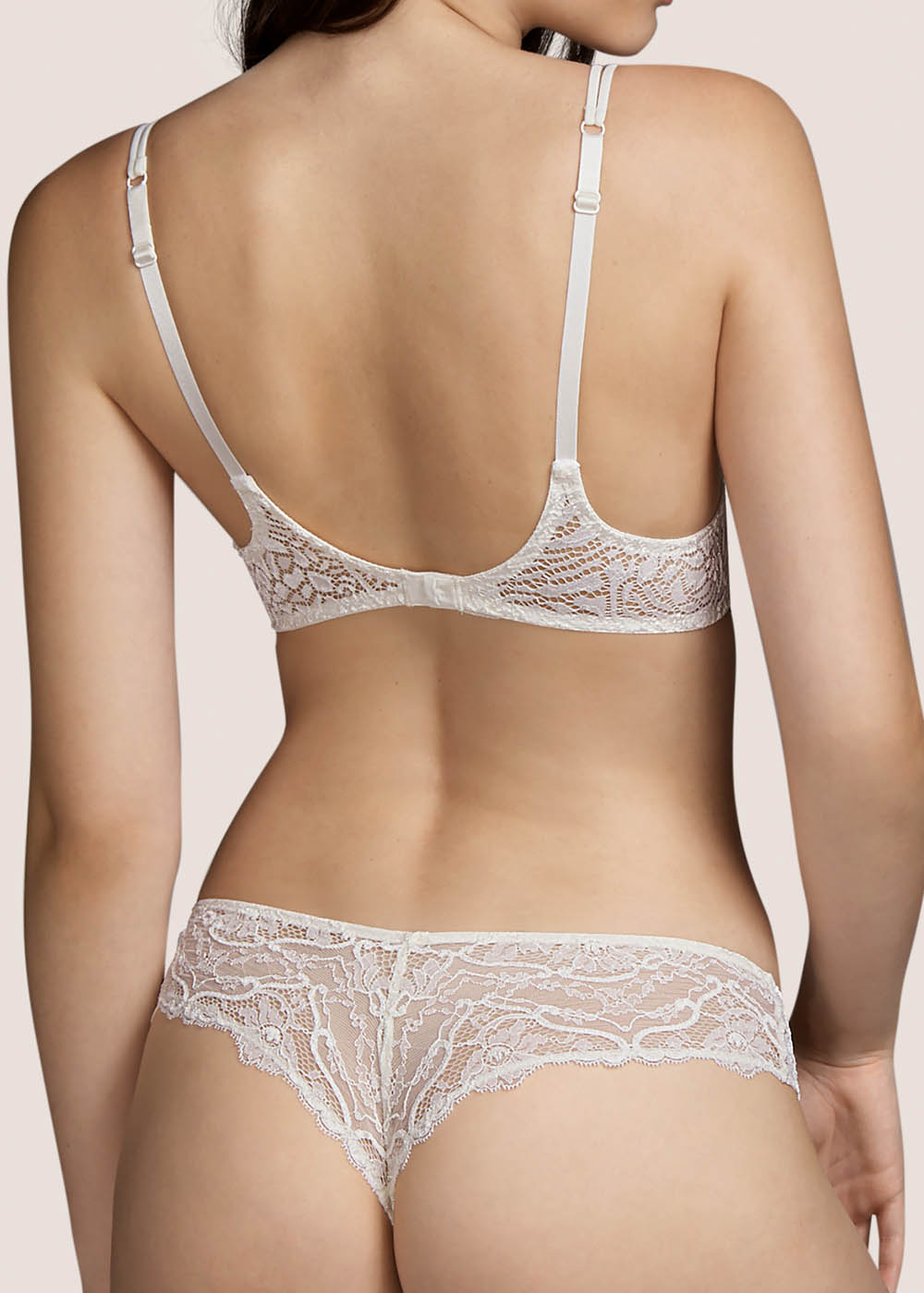 Soutien-gorge Push Up Coussinets Amovibles  Armatures Andres Sarda Chantilly