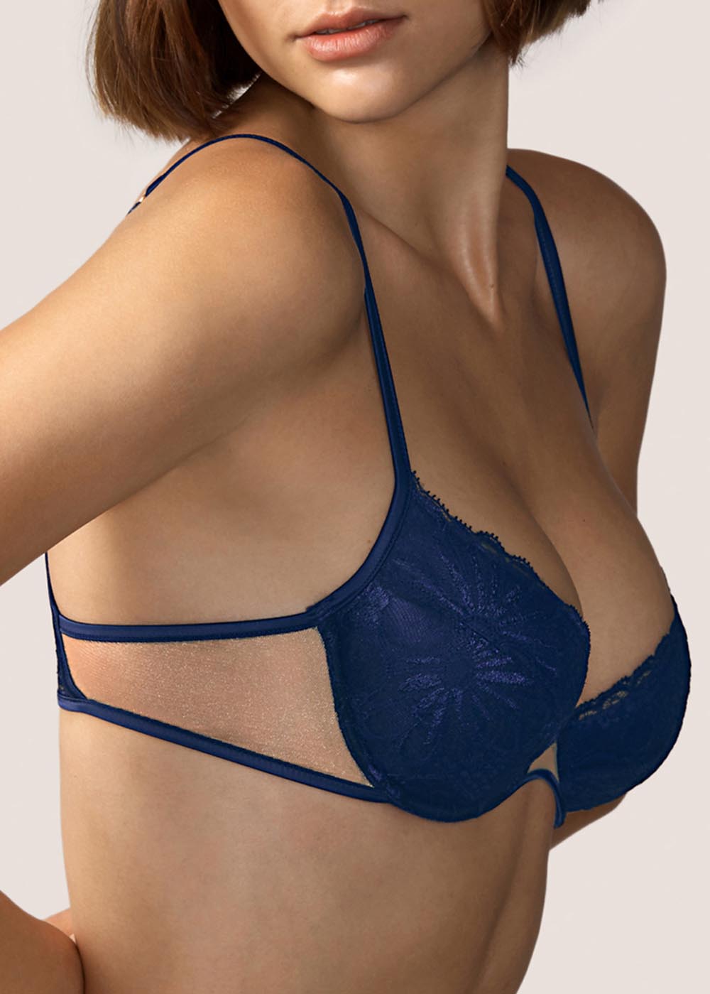 Soutien-gorge push-up  coques Andres Sarda Evening Blue