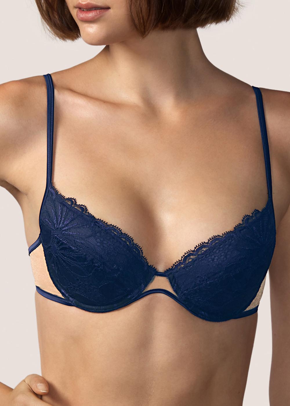 Soutien-gorge push-up  coques Andres Sarda Evening Blue