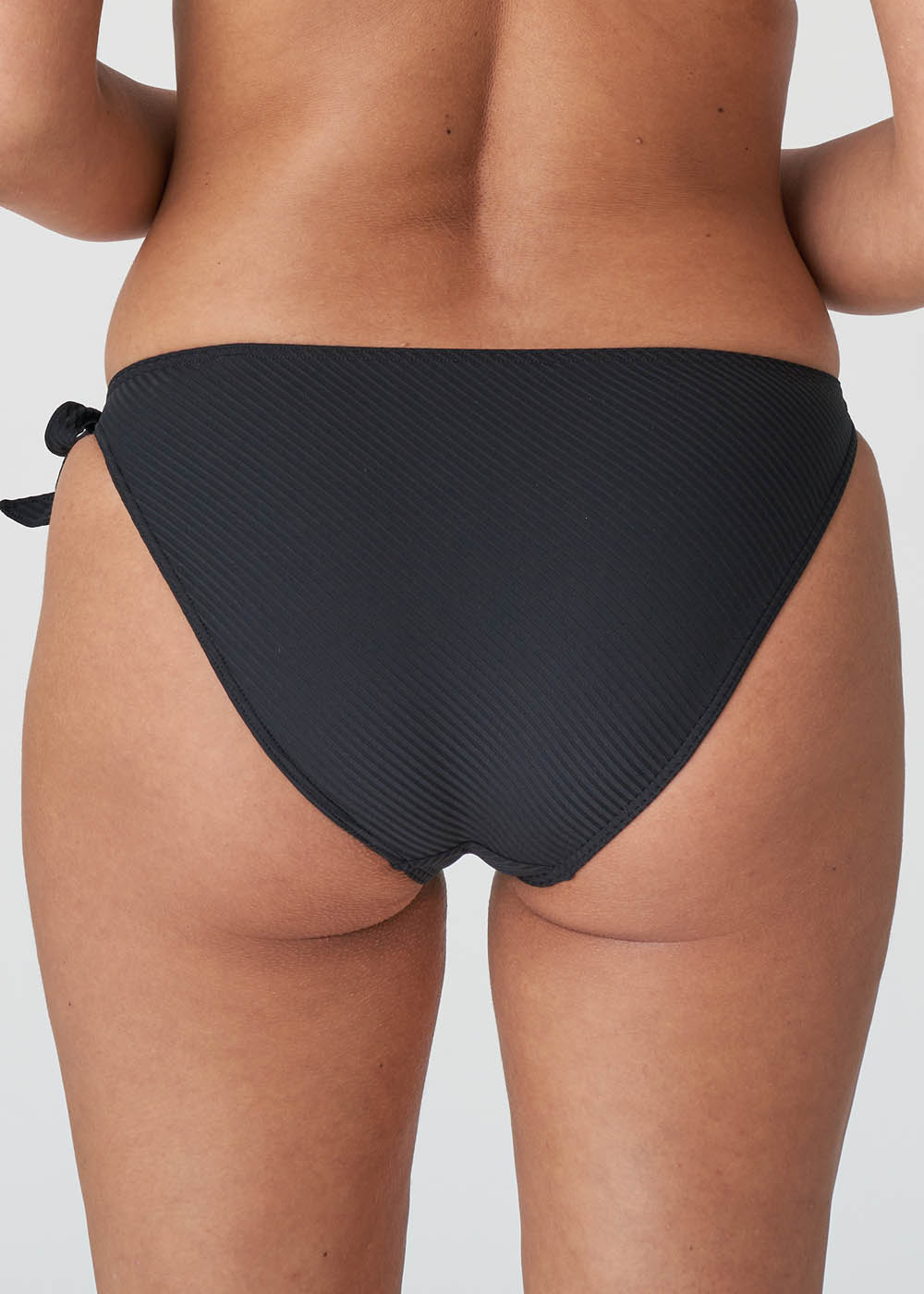 Bikini Slip Taille Basse Ficelles Maillots de Bain Prima Donna Swim Noir
