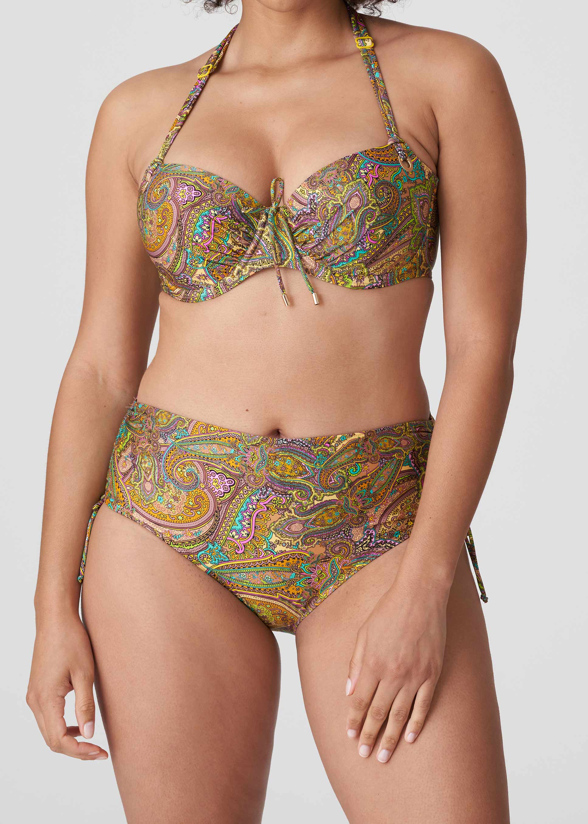 Haut de bikini balconnet rembourr Maillots de Bain Prima Donna Swim Sunny Paisley