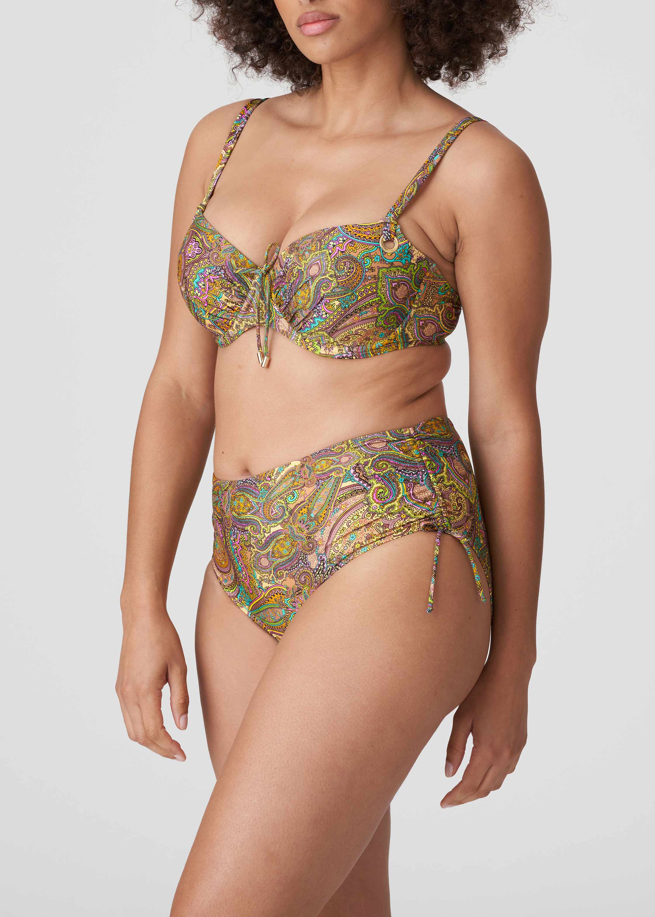 Bikini slip taille haute  Maillots de Bain Prima Donna Swim Sunny Paisley