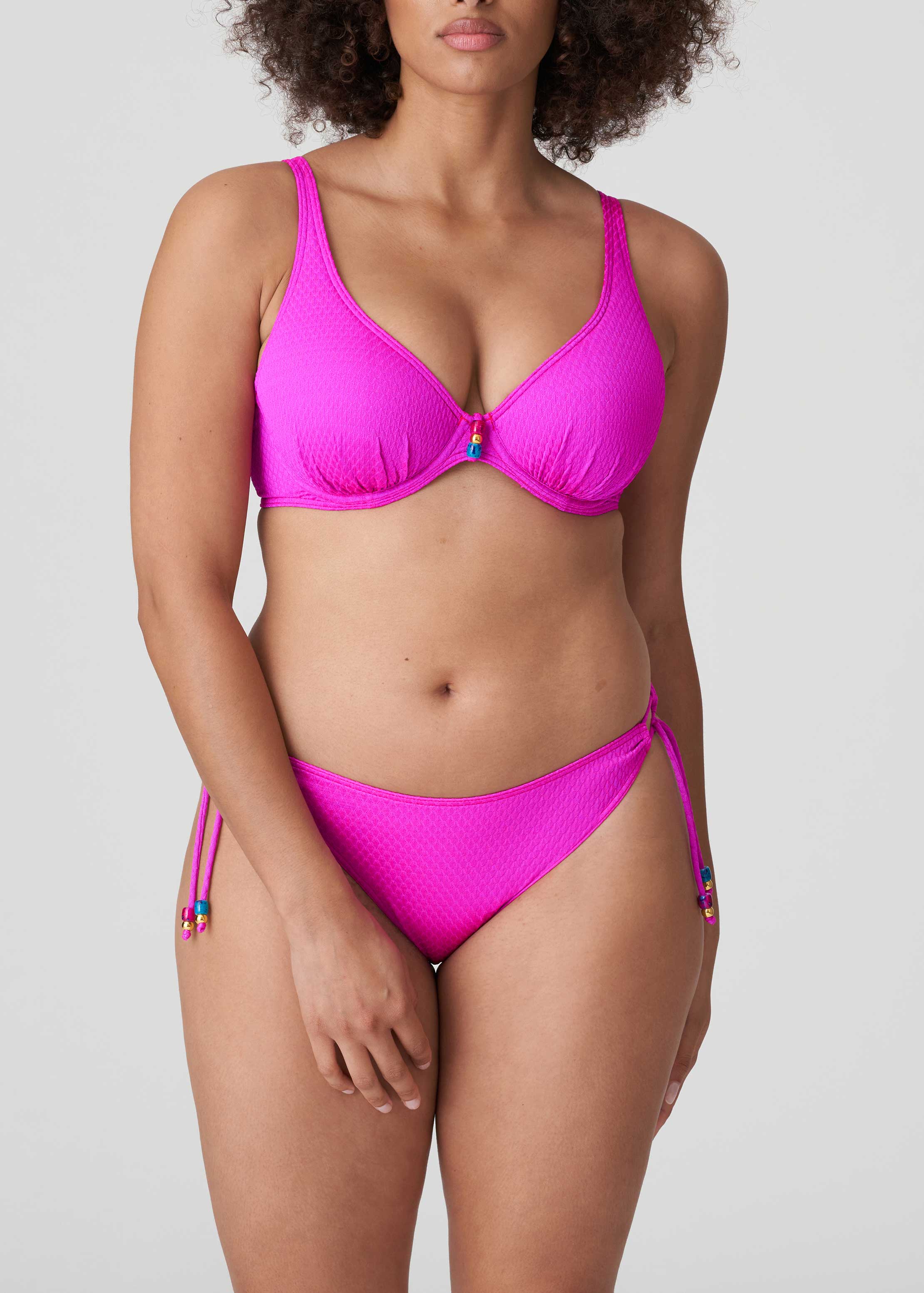 Haut de bikini demi mousse plongeant Maillots de Bain Prima Donna Swim Cactus Flower