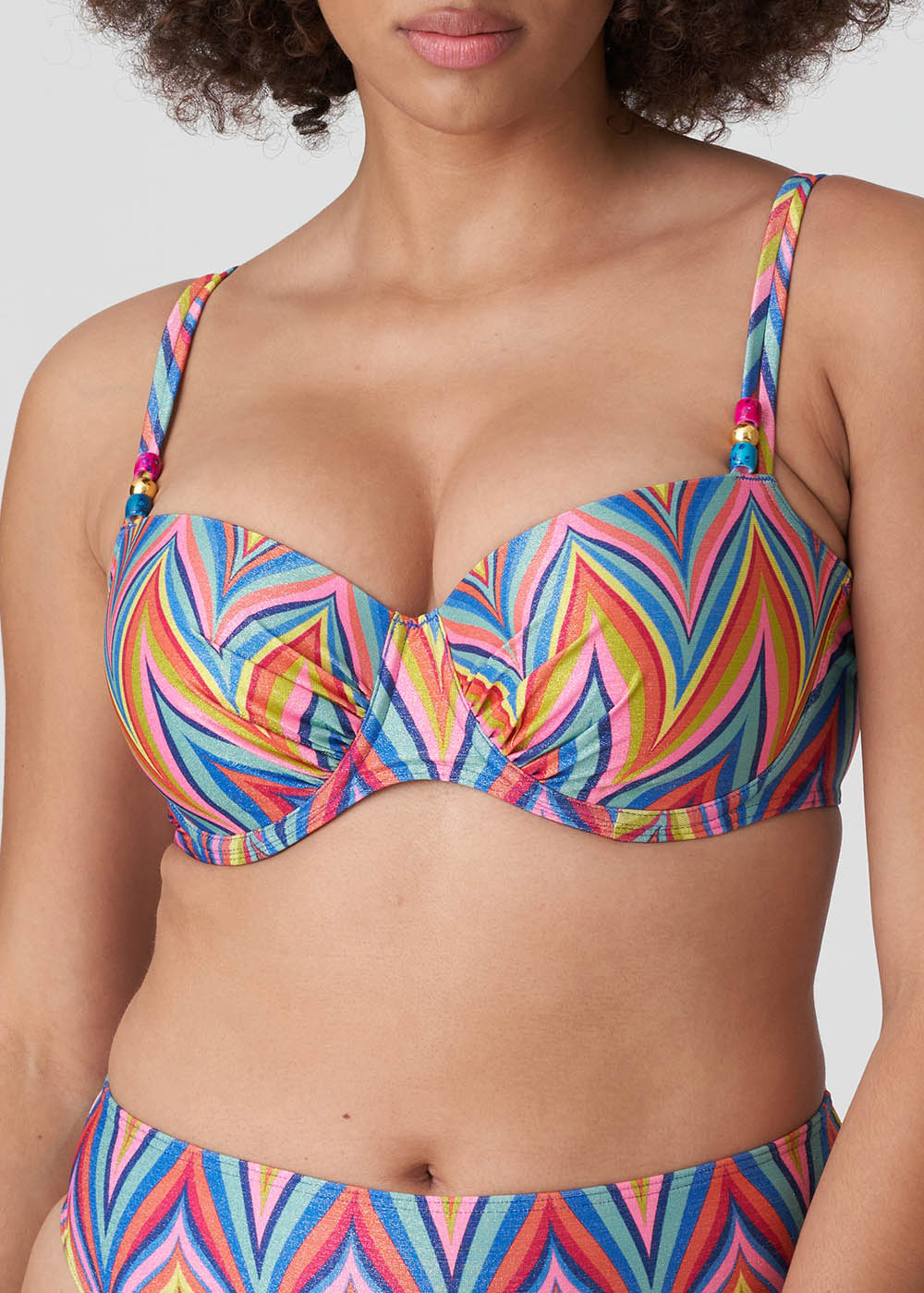 Haut de Bikini Balconnet Rembourr  Armatures Maillots de Bain Prima Donna Swim Rainbow Paradise