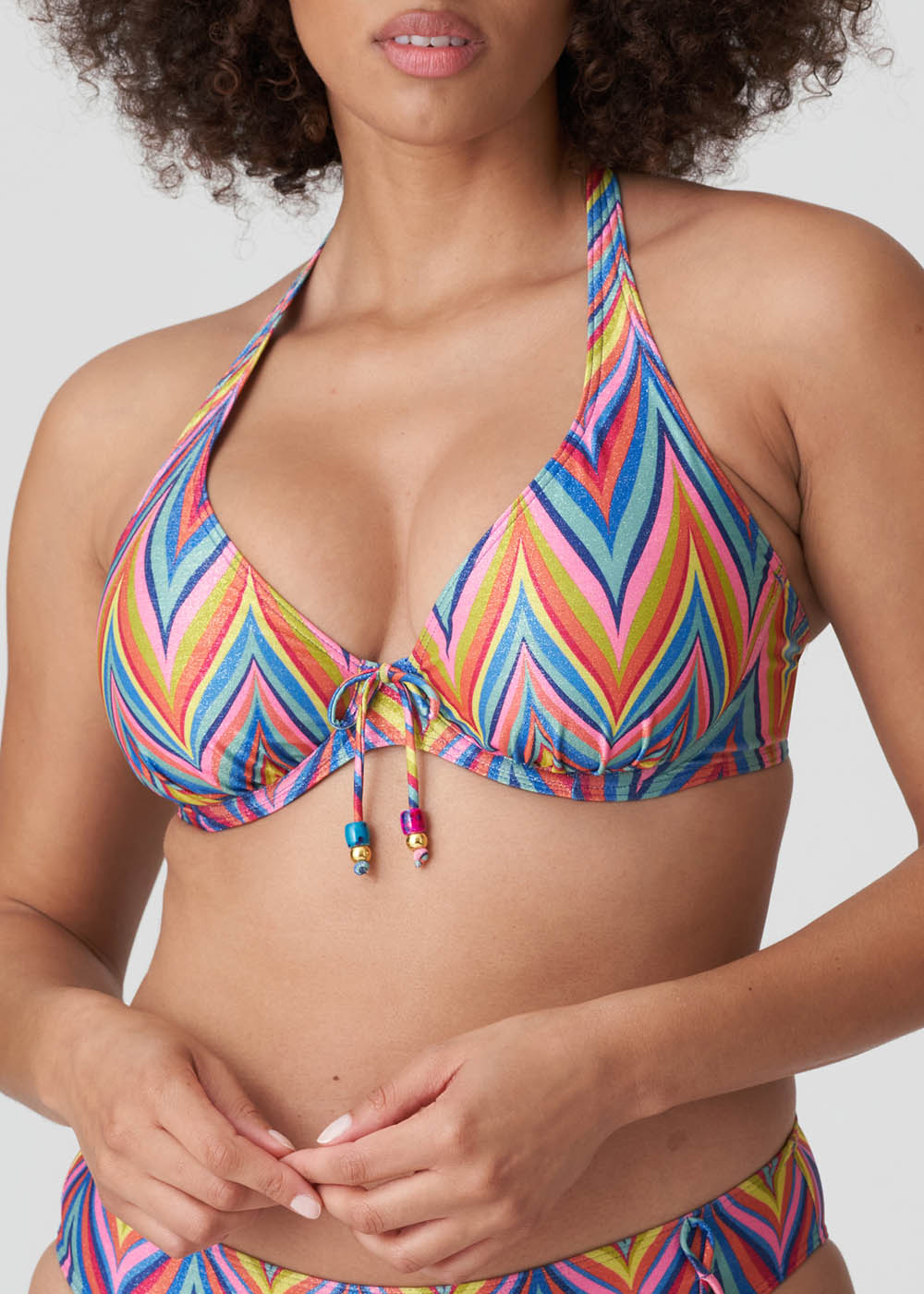 Haut De Bikini Triangle Armatures Maillots de Bain Prima Donna Swim Rainbow Paradise