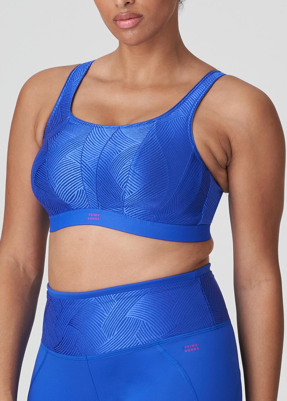 Soutien-gorge De Sport Sans Armatures Prima Donna Sport Bleu lctrique