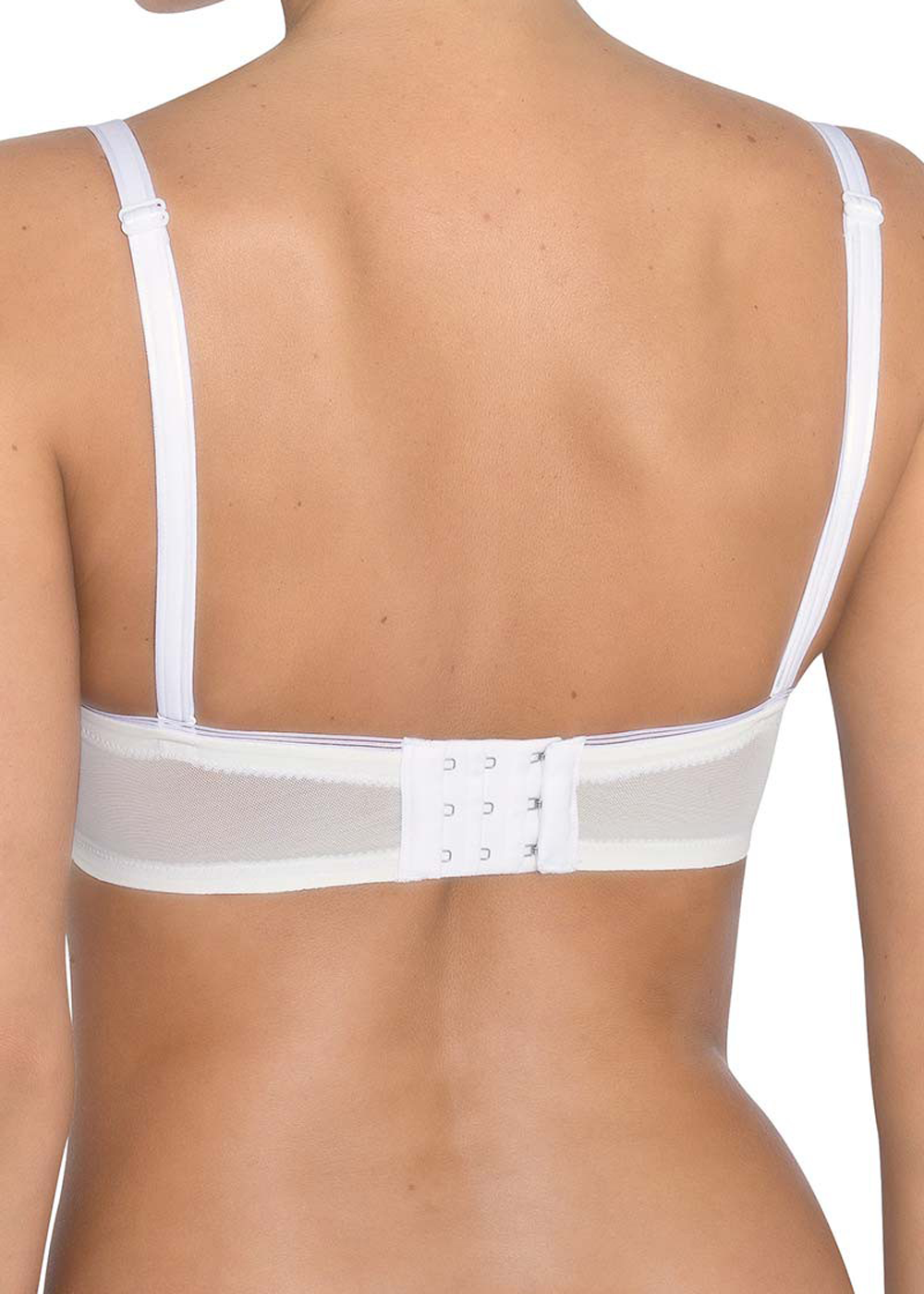 Soutien-gorge Bandeau avec Bretelles Amovibles Triumph White