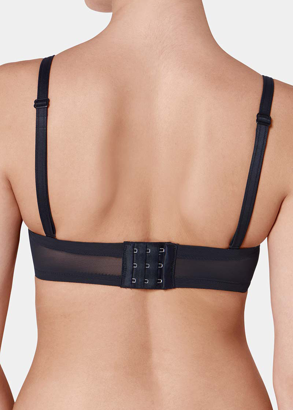 Soutien-gorge Bandeau avec Bretelles Amovibles Triumph Black