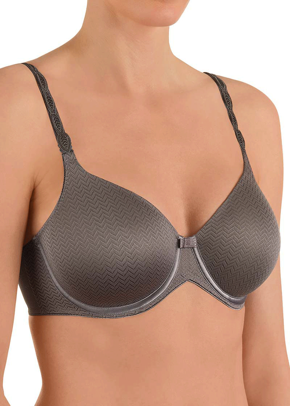 Soutien-gorge Moul avec Armatures Conturelle Prune