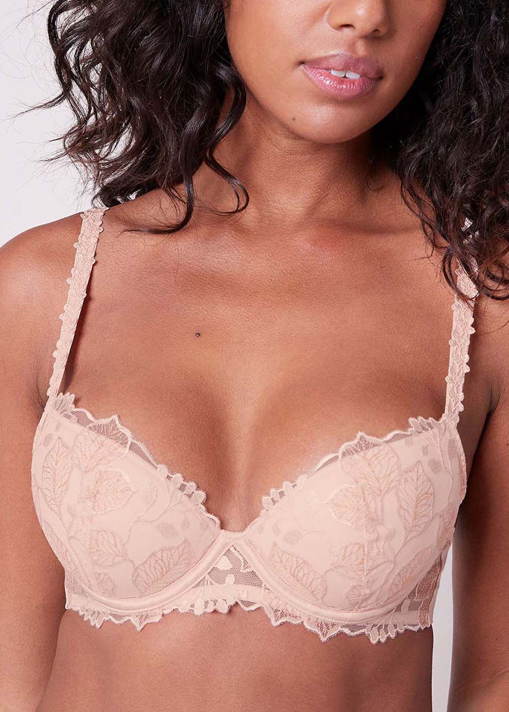 Soutien-gorge Push-up avec Armatures Simone Prle Poudre Petale